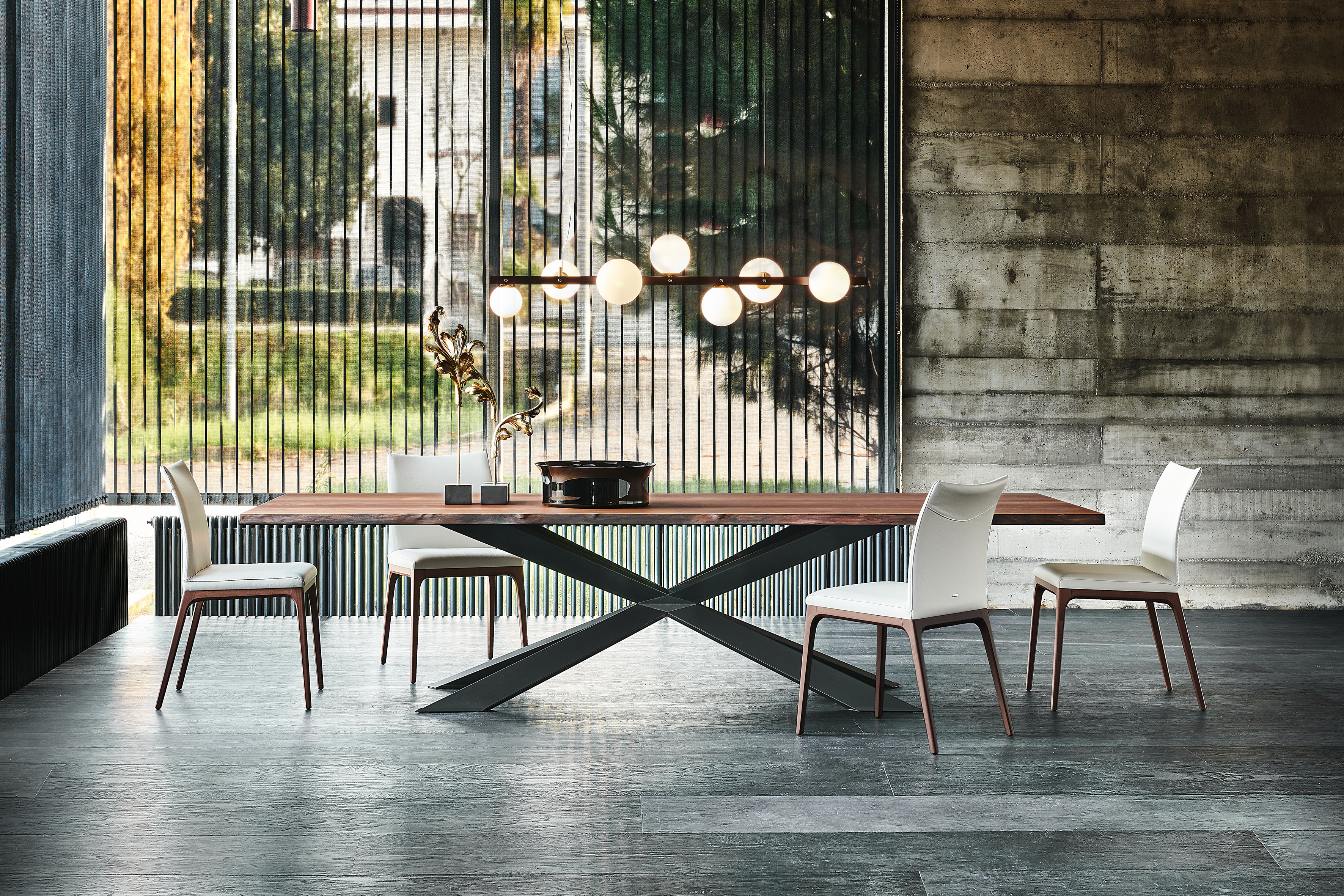 Cattelan italia store spyder wood table