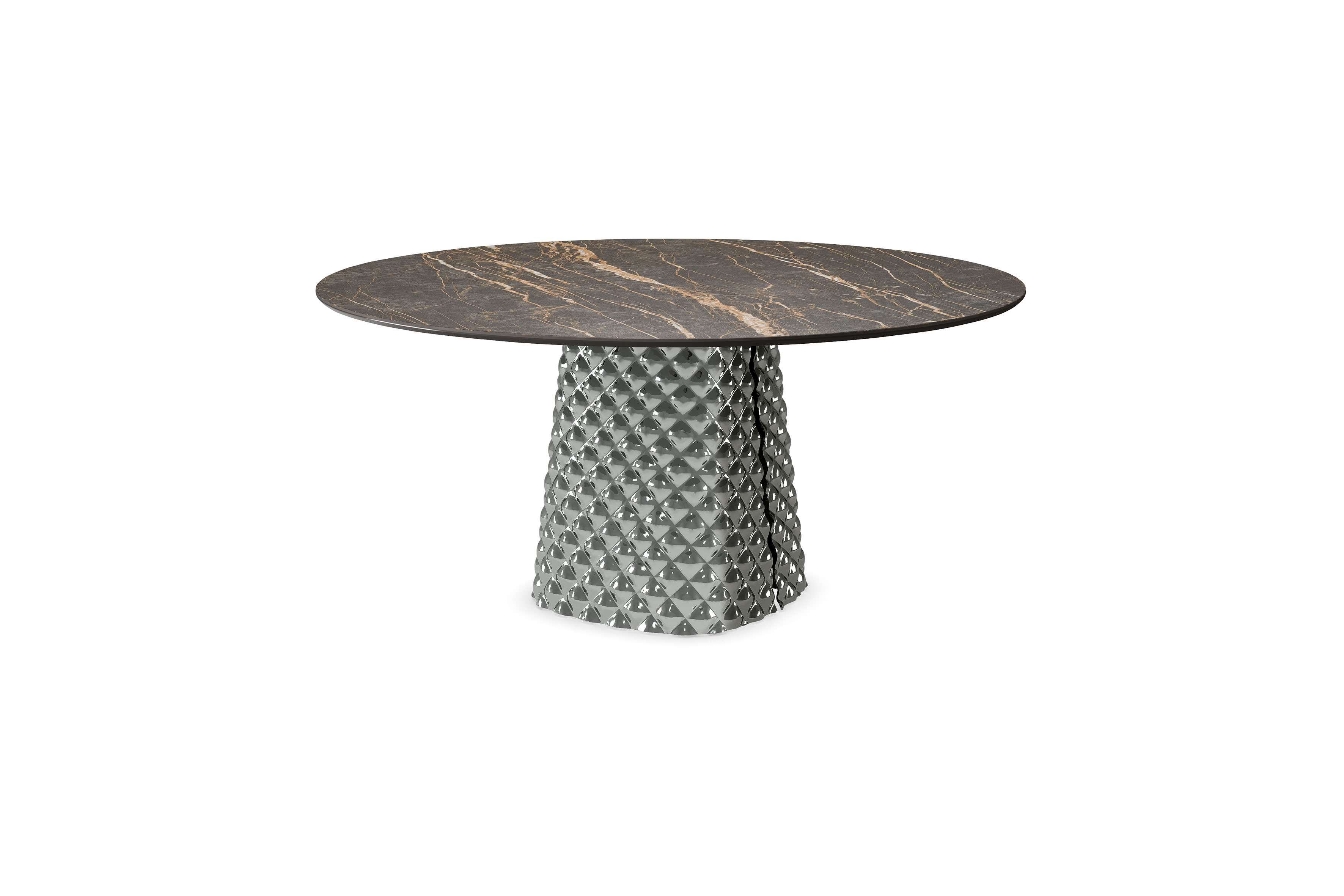 Urban Trends Keramik-Topf – Rund, Bauchig, Mit Griff, Mitternachtsblau, Ø 31,8 Cm