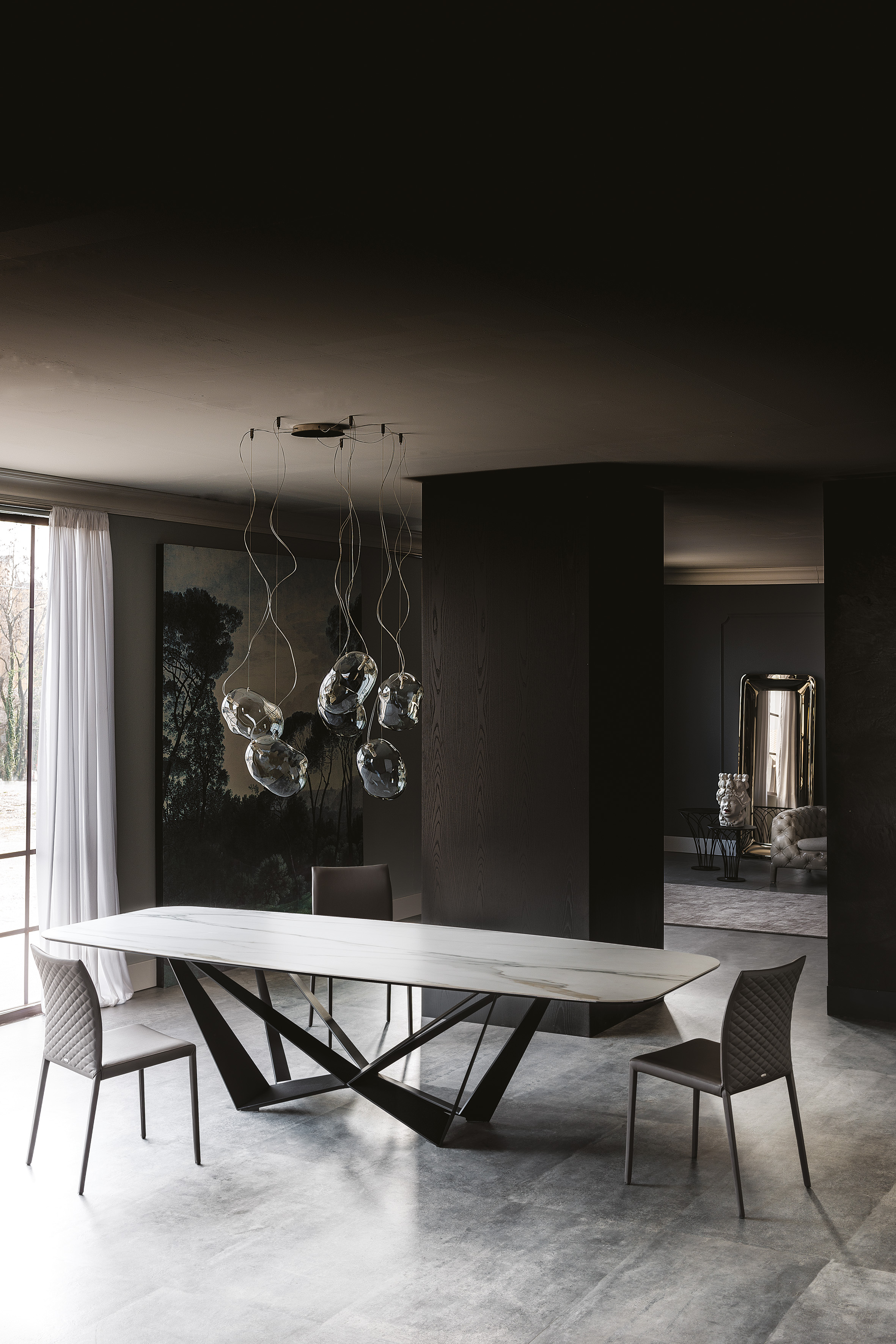 km05 matt golden calacatta | materiali ceramic | Cattelan Italia