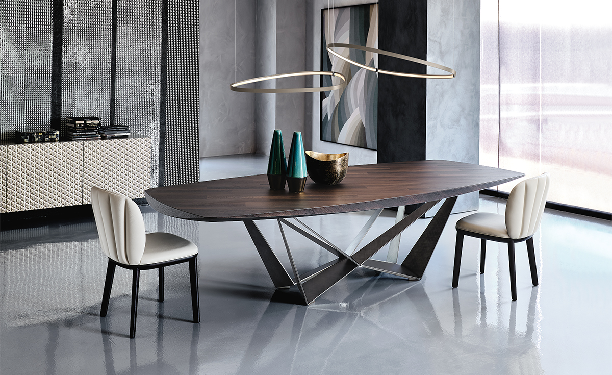 skorpio wood | tables fixed | Cattelan Italia