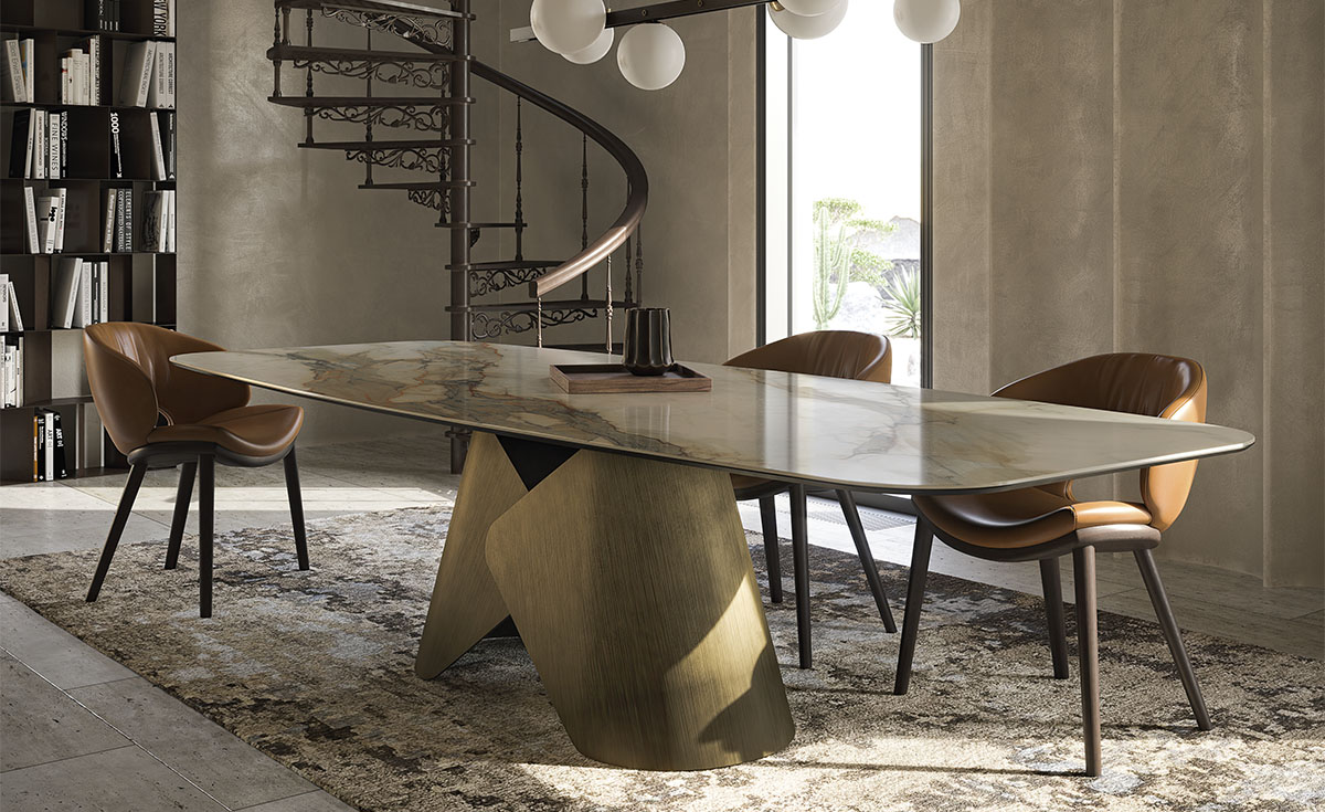 km19 glossy borghini calacatta | tables | Cattelan Italia