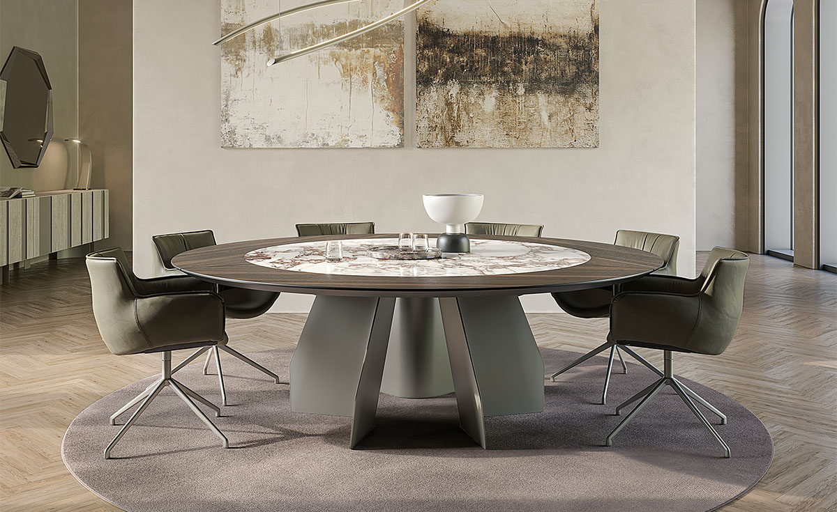 senator ker-wood round | tables | Cattelan Italia