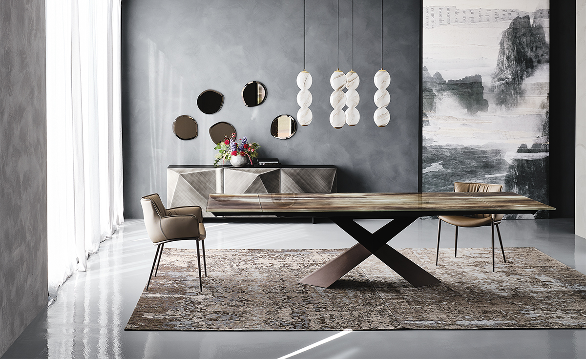 tyron crystalart drive | tables | Cattelan Italia