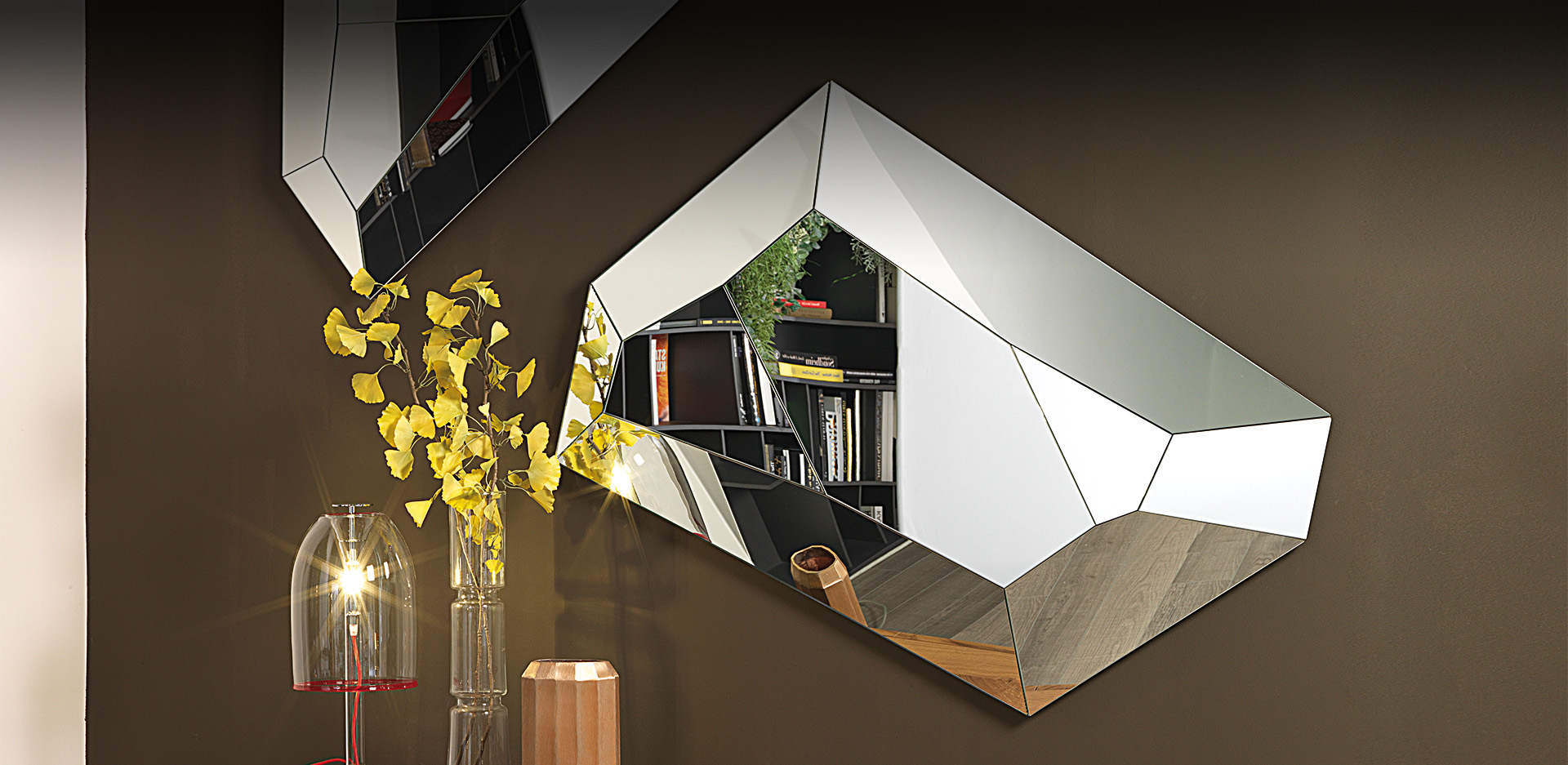 訳あり　cattelan italia高級イタリア家具 Diamond 壁掛け鏡 diamond | materiali керамические | Cattelan Italia