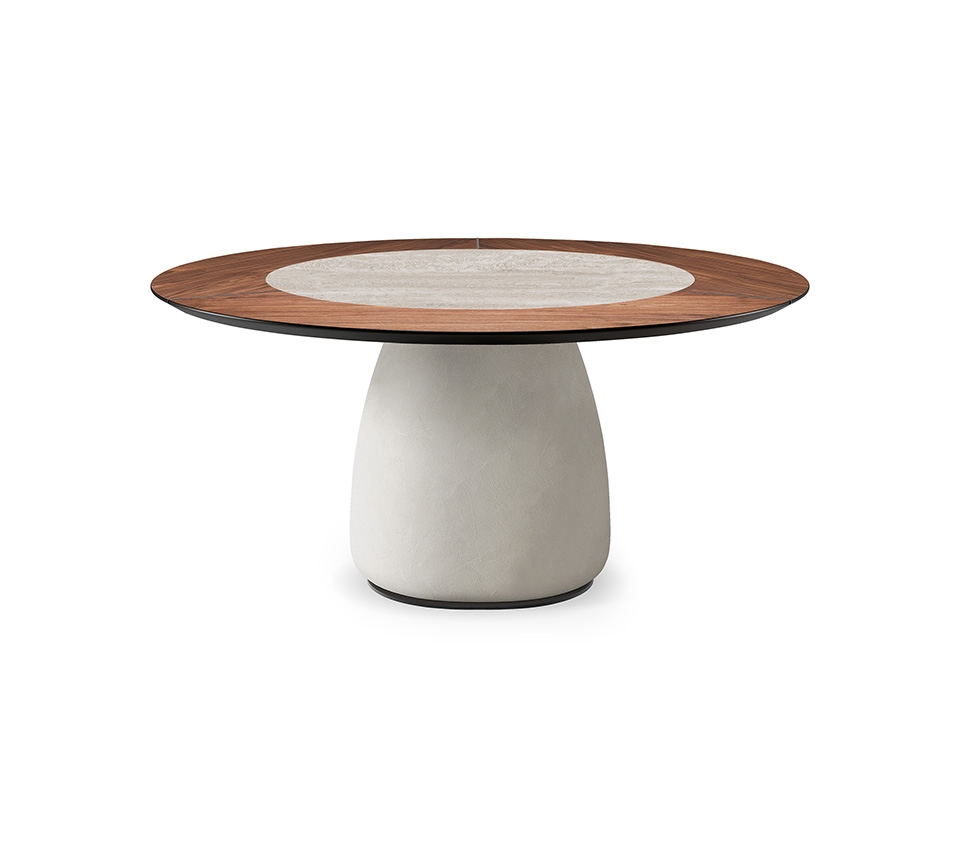 Cattelan Italia Botero Ker-Wood Round — с Lazy Susan