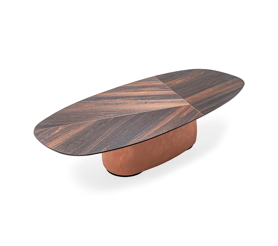 Cattelan Italia Botero Wood — овальная столешница